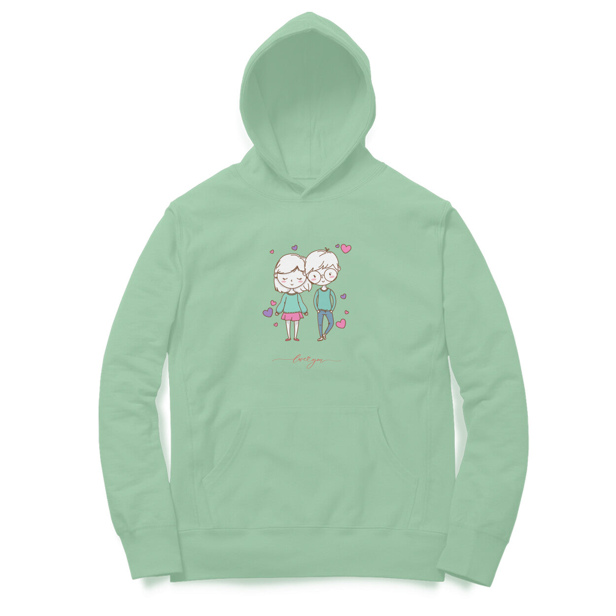 LOVE YOU MEN'S VALENTINES COLLECTION - HOODIE MEN'S