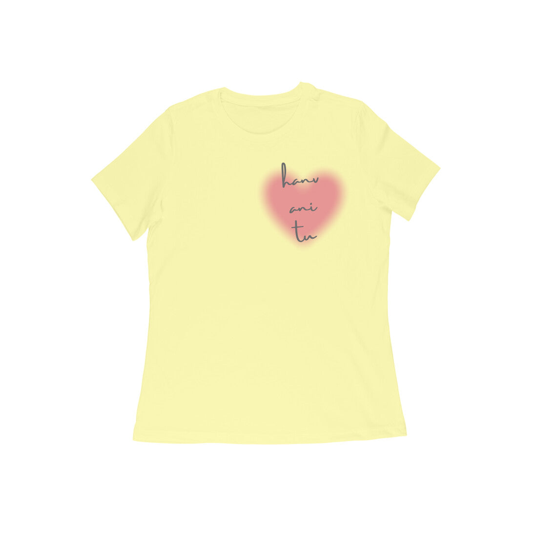 HANV ANI TU WOMEN'S VALENTINES COLLECTION COUPLE T-SHIRTS